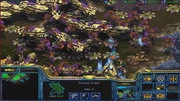 StarCraft: Brood War - 1 Protoss vs 7 random computers (vs 7 computers ) Map: Big Game Hunters