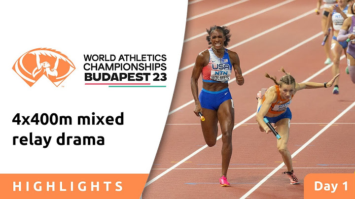 World Record in 4x400m relay as Dutch fall in final metres and miss medals!
