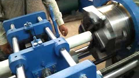 PVC PIPE THREADING MACHINE WITH TANGENTIAL CHASER