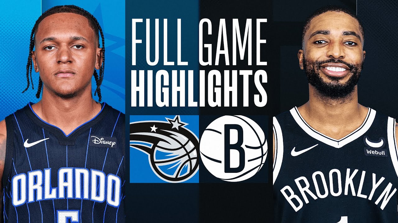 Pontos e melhores momentos Brooklyn Nets 124-104 Orlando Magic pela NBA