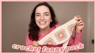 DIY Crochet Fanny Pack | Granny Square Bag