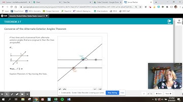 Lesson 2 2 Proving Lines Parallel  enVision Geometry tutorial savvas interactive textbook