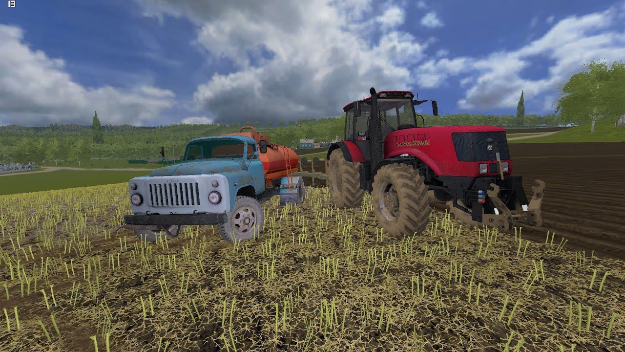 [ РП ] ЗАКОНЧИЛАСЬ СОЛЯРКА НА МТЗ 3022 - YouTube