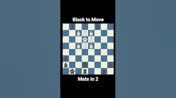 Solve this intriguing chess puzzle! Can you find the winning move🤔 #ChessPuzzle#Strategy#Checkmate