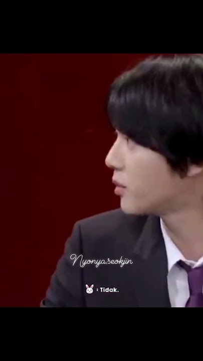 ketika maknae tdk terima seokjin merendahkan dirinya🥺. #bts #jin