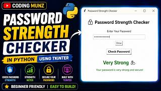 Password Strength Checker in Python 🔐 | Tkinter GUI Project