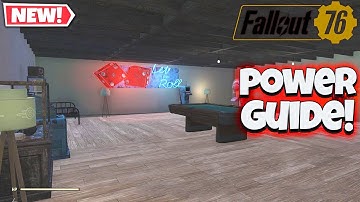 How To Setup Electricity At Your Base | Fallout 76