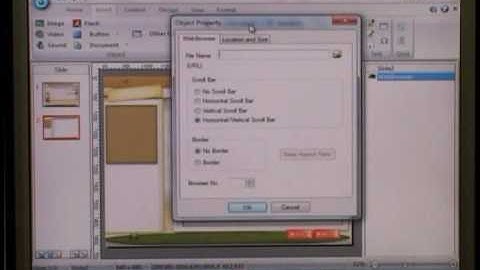 LectureMAKER - Inserting Object -- Document -- Web Page
