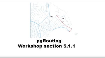 pgRouting: Video of Workshop section 5.1.1 : GCI