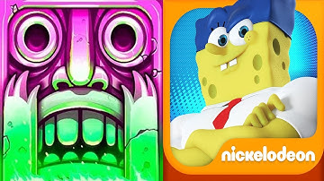 Temple Run 2 Spooky Summit VS SpongeBob Sponge on the Run Android iPad iOS Gameplay HD