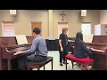 Skyler and Charlene duet: Scaramouche-For Two Pianos-Milhaud 5.17.26