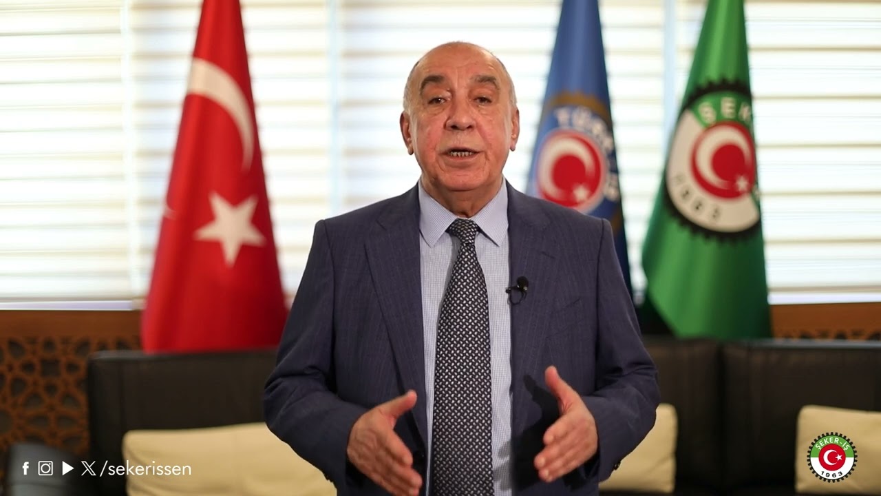 ŞEKER-İŞ SENDİKASI GENEL BAŞKANI İSA GÖK'ÜN 62. KURULUŞ YILDÖNÜMÜ MESAJI