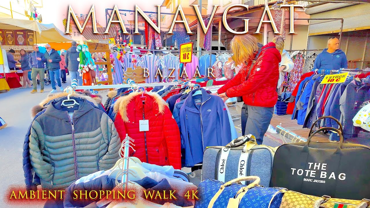Manavgat 🛍️ BAZAAR on MONDAYS 4K Market TÜRKIYE #side #turkey