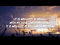It is Well (Caleb   Kelsey Cover) | Lyric Video