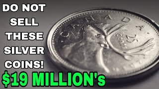 Most EXPENSIVE TOP 10 CANADA SILVER 25 Cents coins worth A lot of moneycoins worth money!