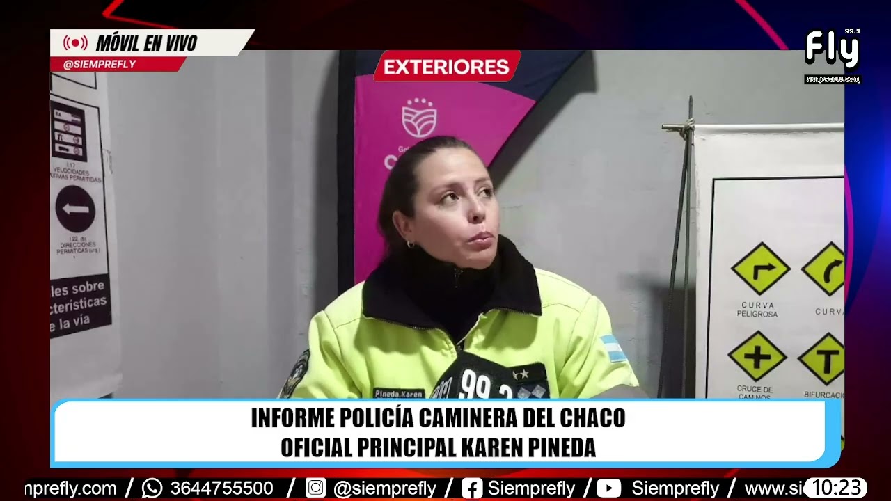 📆𝟳/𝟵/𝟮𝟬𝟮𝟲┃🚨Informe Policía Caminera del Chaco 🚓