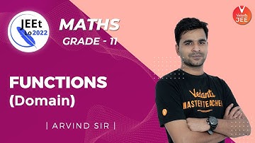 Relations and Functions | Functions [Domain] | Class 11 | JEE Main 2022 | JEEt Lo 2022 | Vedantu JEE