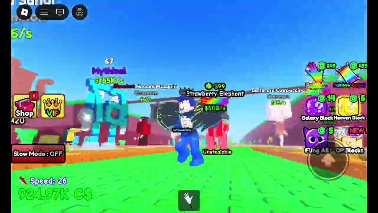 Παιζω το Escape Laser to save brainrot στο roblox 