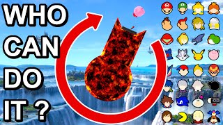 Who Can Land Back On The Rotating Lava Block ? - Super Smash Bros. Ultimate