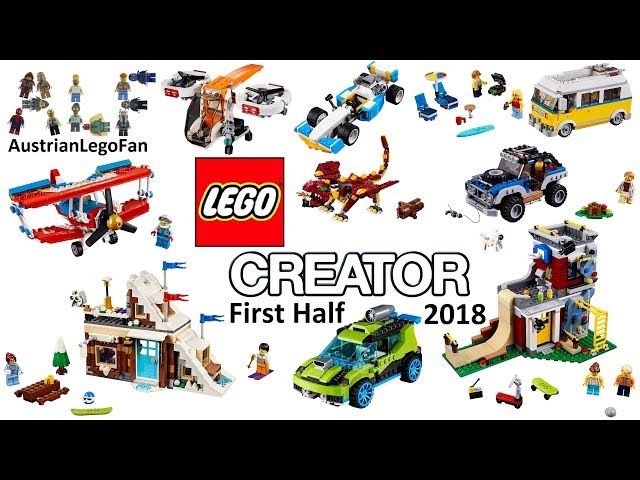 Brandmand trist Antagelser, antagelser. Gætte Lego Creator Compilation of all Sets First Wave 2018 - YouTube