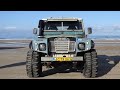 Heavy Modified Land Rover Serie 2 Going Off-Road at Løkken Beach Tour 2020 | Vintage Cars
