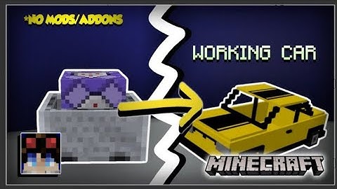 Minecraft PE: Working Car|No mods/addons