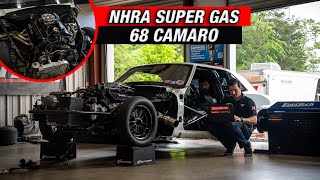 NHRA Super Gas Camaro getting dialed in on Hub Dyno | Chris Lewis