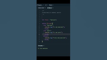 switch case en JavaScript #javascript