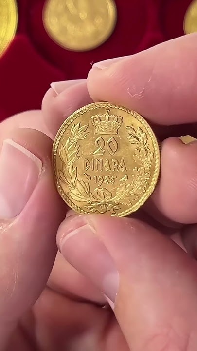 Золота монета 20 динарів 1925 року, Олександр I, Югославія, XF # ...