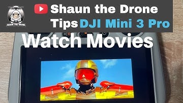 DJI Mini 3 Pro Watch Movies on your RC Screen Controller #shaunthedrone