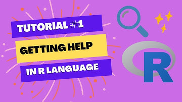 R Tutorial #1 Getting Help in R language