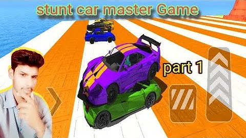 stunt car master Gameplay Walkthrough Part 1 New Levels Android iOS 2023 #SmartGamerVlogs