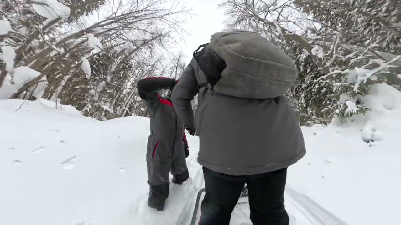 Покатушки по лесу на буксировщиках Ижтехмаш