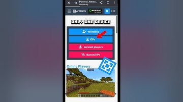 How to become operator in aternos server with one device #minecraft #aternos