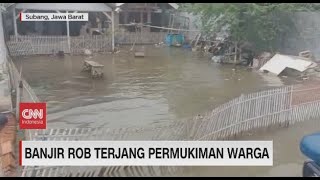 Banjir Rob Terjang Permukiman Warga