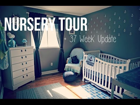 nursery-tour-nautical-theme-+-37-week-pregnancy-update-vlog