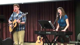 Alicia and Joe Greey performing at the Coffeehouse