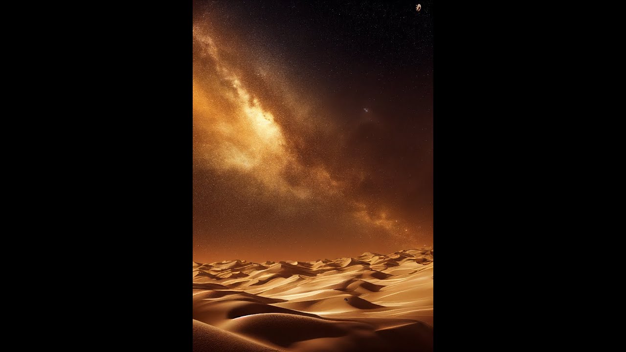 Dunes of Gold | A Midjourney AI Art