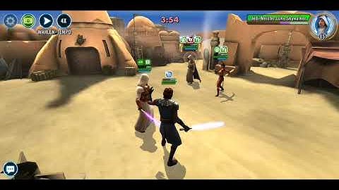 SWGOH | 3v3-Counter | JKR, GAS, Han vs. Bastila, JML, Wat