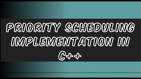 priority Scheduling Implementation in C++ | easy and unique code | in urdu, hindi