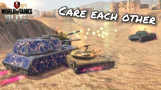 Care each other in World of Tanks blitz