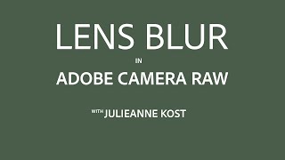 Lens Blur (Early Access) in Adobe Camera Raw screenshot 5