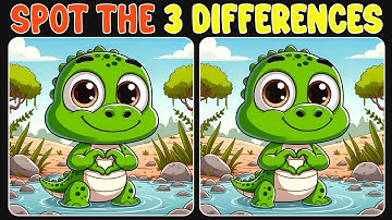 Spot The Difference : Test Your Skills - Find 3 | Find The Difference #57