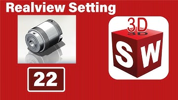 Real view Graphic {Setting solidworks 2018-2016-2019 any vesrsion}
