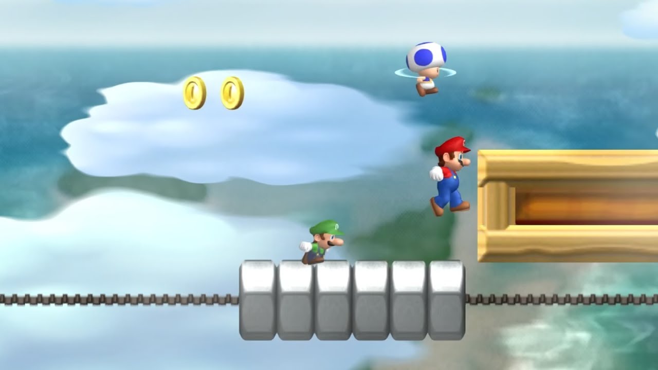 The First Continue [New Super Mario Bros. Wii] - YouTube