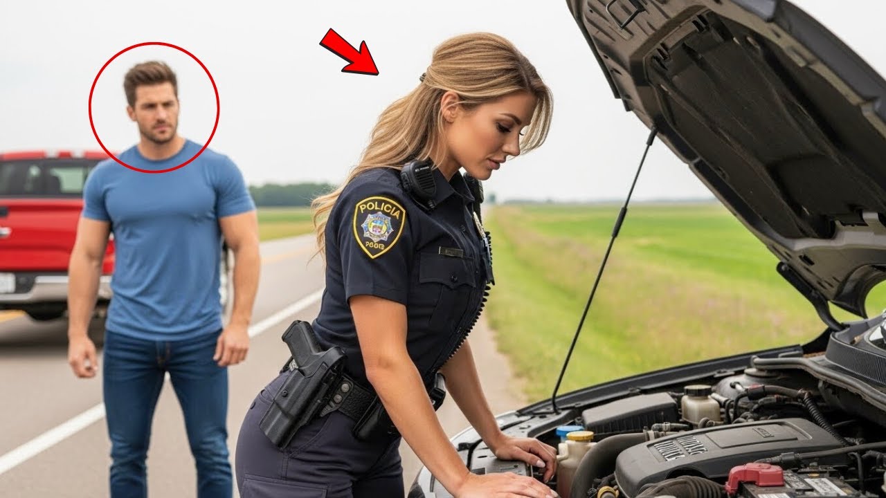 Pai Solteiro Parou o Carro Para Ajudar Uma Policial e Fica Chocado Ao Ver o Rosto Que Nunca Esqueceu