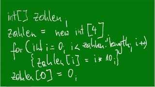 Arrays Deklarieren Und Initialisieren