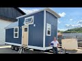 The american dream  8x24 tiny home is our new model for affordable housing 25k amish built 