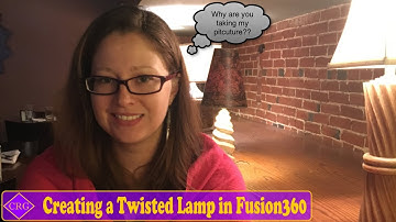 How to make a twisted Vase or Lamp in Fusion360
