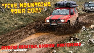 Offroad Tour Kroatien, Bosnien, Montenegro - Five Mountains Tour 2021 Aftermovie by Taubenreuther